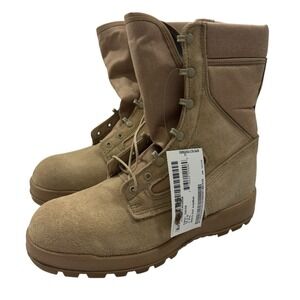 NEW McRae Footwear HW-FR Mens Army HOT Weather Desert Boots Vibram Size 12.5R